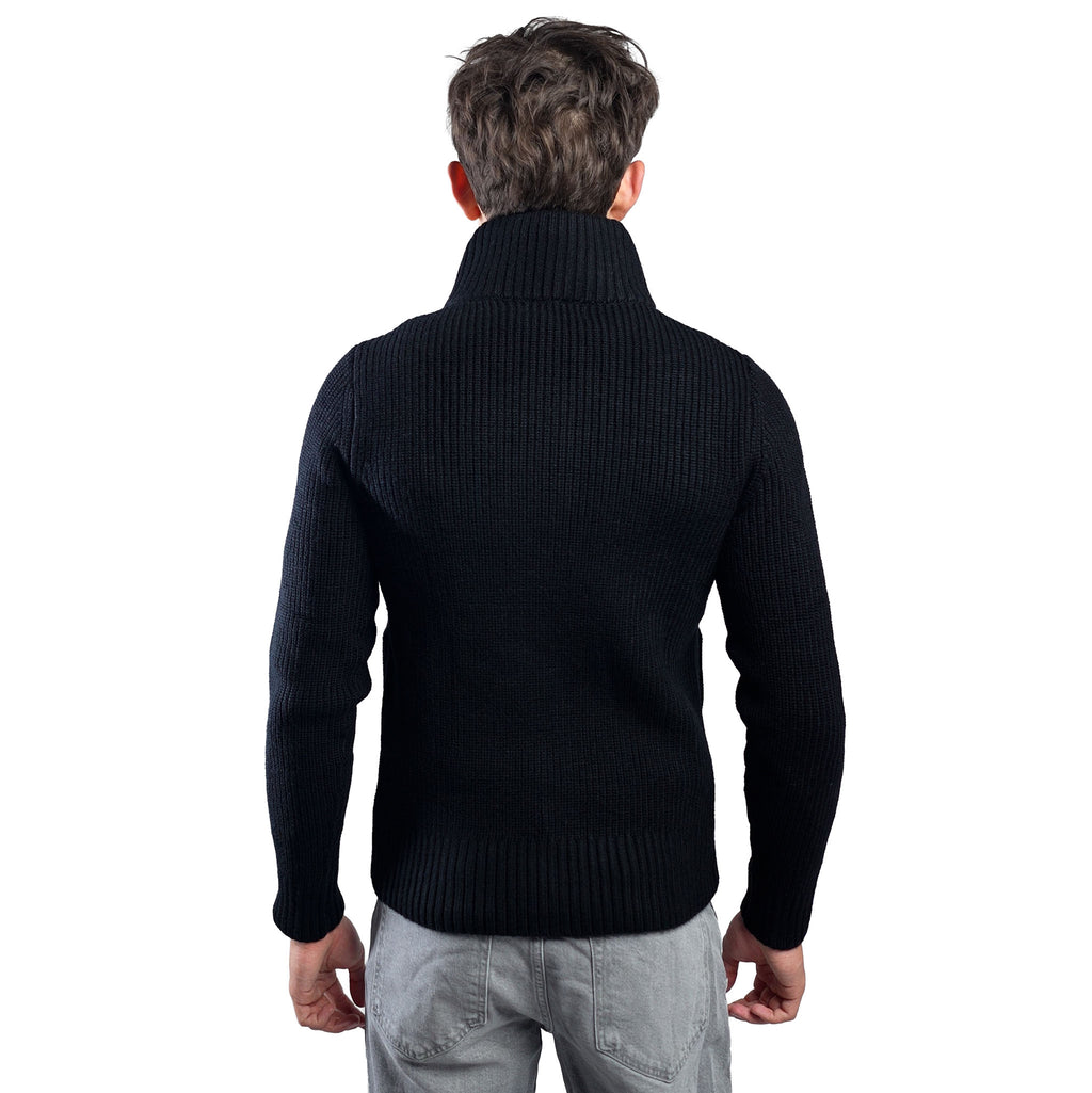 Fur-Neck Cardigan