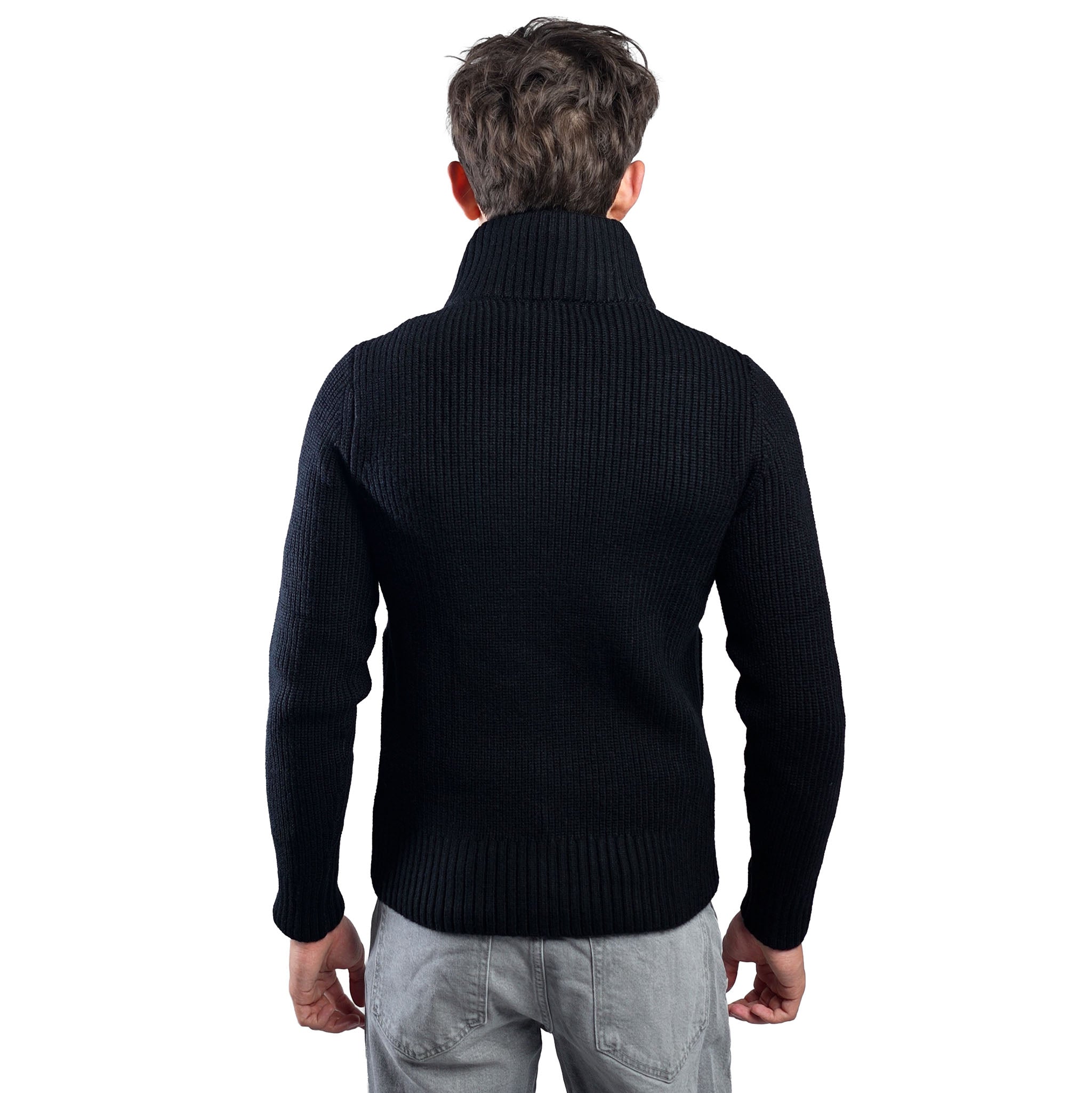 Fur-Neck Cardigan